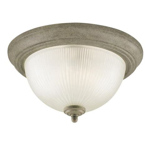 No matter what style elements you've incorporated into your space, there's certainly a flush mount light fixture. Westinghouse Two-Light Flush-Mount Interior Ceiling Fixture
