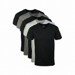 Gildan Men 39 S Short Sleeve V Neck Assorted Color T Shirt 5 Pack