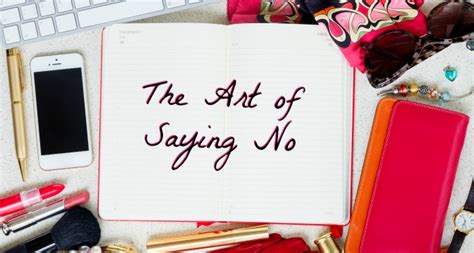 The Art Of Saying No Pointers For Planners