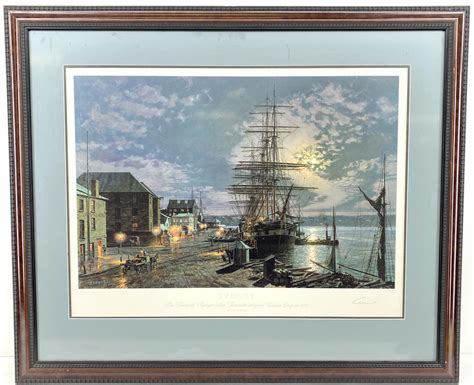 Lot John Stobart Sydney Lithograph