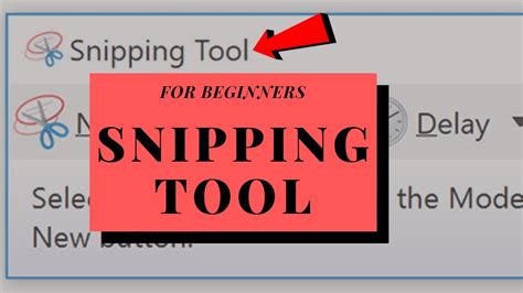 How To Use Snipping Tool Fast Easy Youtube