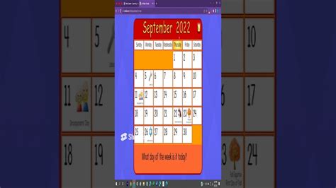 Starfall Calendar September 1 2022 And 912022 The First Day Of