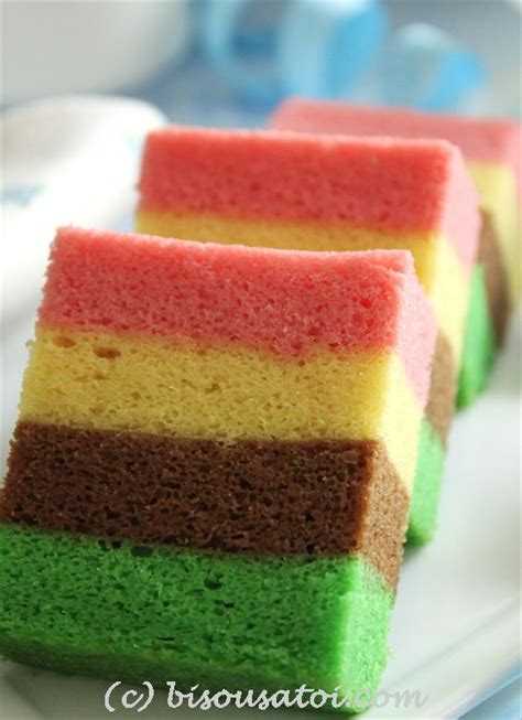 Baking without eggs may seem tricky, but there are so many substitutes you can use. Egg White Steam Rainbow Cake - Bisous À Toi