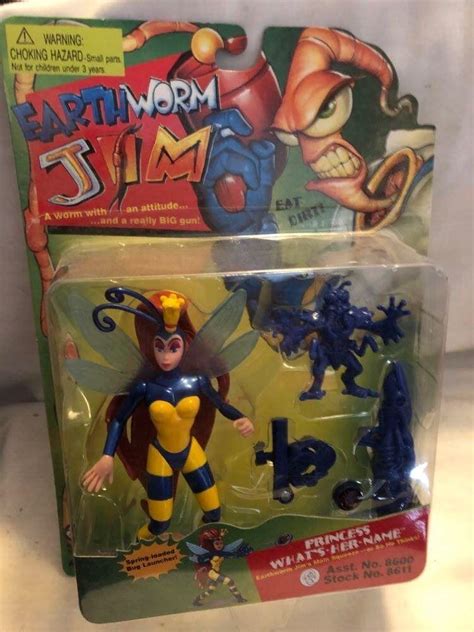 Playmates Earthworm Jim 1994 Princess Whats Her Name Action Figure