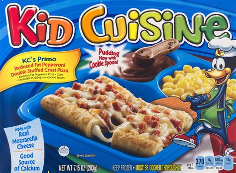Kid Cuisine Kcs Primo Reduced Fat Pepperoni Double Stuffed Crust Pizza