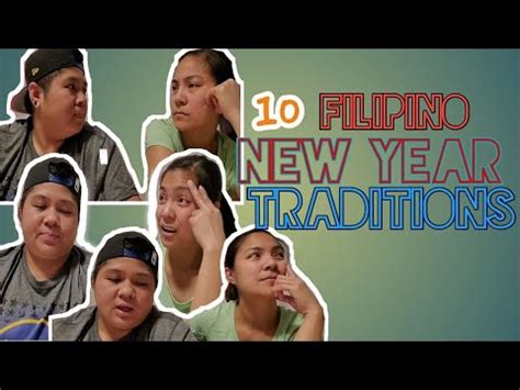 Filipino New Year Traditions YouTube