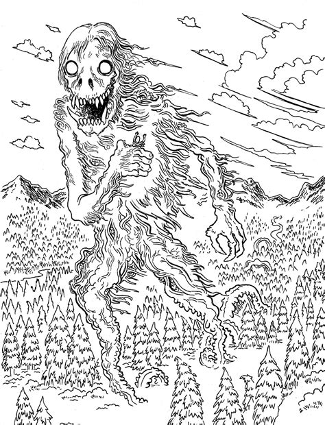 Lovecraft Sketch MWF: Ithaqua | Mock Man Press