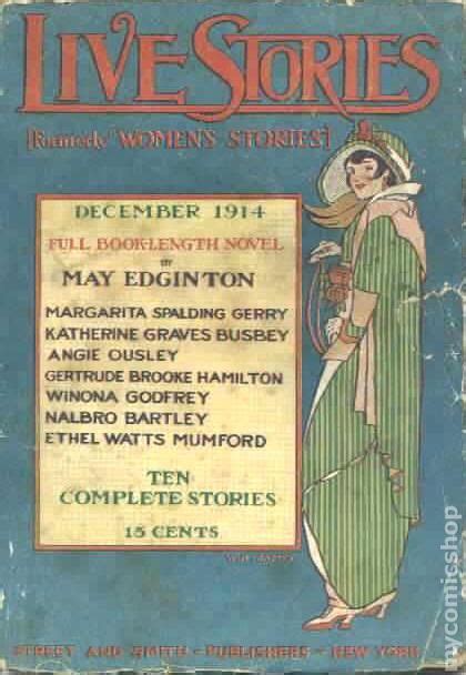 Live Stories 1914 1926 Clayton Pulp Comic Books