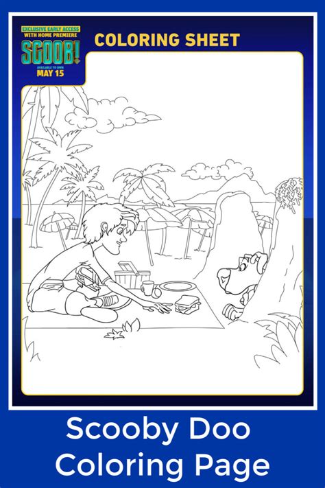 You can use our amazing online tool to color and edit the following summer scene coloring pages. Free Printable Scooby Doo Picnic Coloring Page | Mama ...