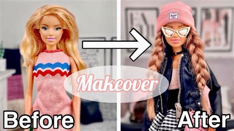 Barbie Doll Makeover Transformation From Retro To Trendy Youtube