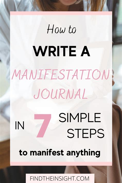 How To Write A Manifestation Journal In 7 Steps Free Law Of