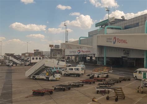 Or Tambo International Airport In Johannesburg South Africa Editorial