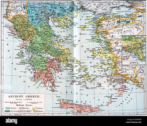 Mapa De La Antigua Grecia Creta Fotografías E Imágenes De Alta
