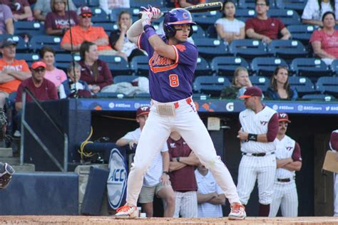 No 5 Tigers Roll Past Hokies 14 5 In ACC Tournament Clemson Tigers