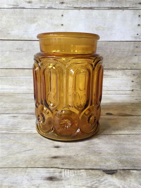 We also offer travel candles so you can take your favorite scent with you wherever you go. Amber Glass Apothecary Jar Vase - Vintage Mid Century ...