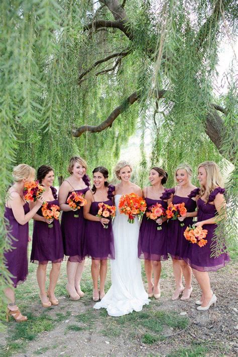 1000 Images About Ideas For A Fall Purple And Orange Wedding On