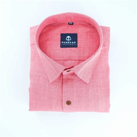 Pink Color Blended Linen Shirt For Mens Casual Linen Shirt Linen