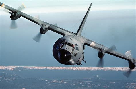 Video by senior airman brandi hansen u.s. The AC-130H Spectre gunship's primary missions are... - A ...