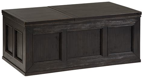 Coffee table trunk with storage. Ashley Signature Design Gavelston T752-9 Rustic Distressed ...