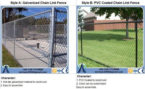 21mx10mx50x50mm Galvanized Steel Vinyl Coated Chain Link Fence From