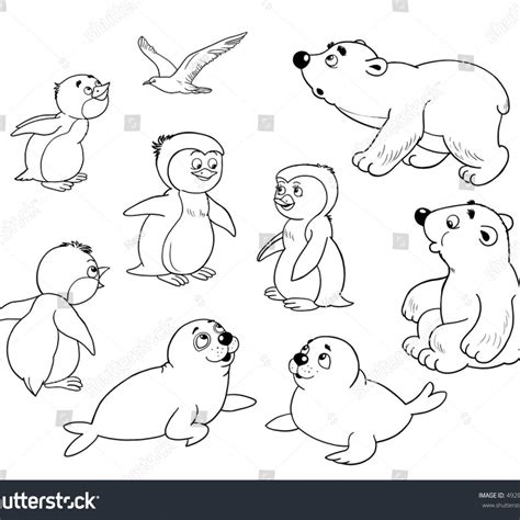 Polar Animals Coloring Pages At Free Printable