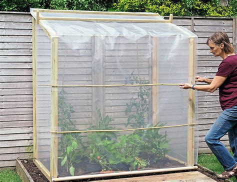 How about a simple diy greenhouse? MAKE YOUR OWN GREENHOUSE | Pocketmags.com