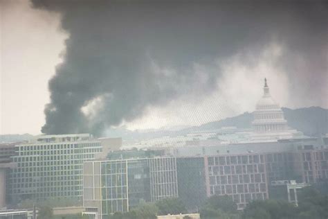 Fire On Roof Of Future Metro Hq Spews Smoke Through Area Wtop News