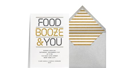 Browse our collection of dinner party invitations for just the right one to invite friends and family for an evening together around the table. What to Write in a Dinner Party Invitation I Paperless Post