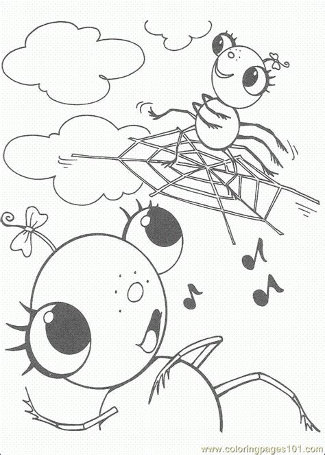 Miss Spider 009 Coloring Page For Kids Free Miss Spider Printable