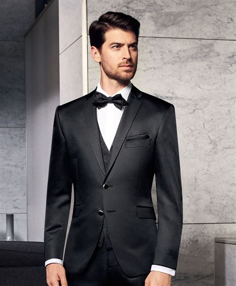 Prestige Black Trend 3 Piece Wedding Suit Tom Murphys Formal And