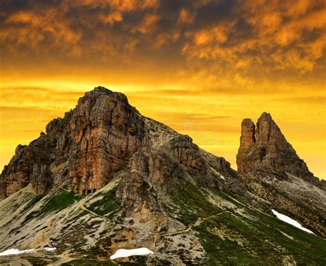 Sexten Dolomites South Tyrol Italy Stock Image Image Of Beautiful