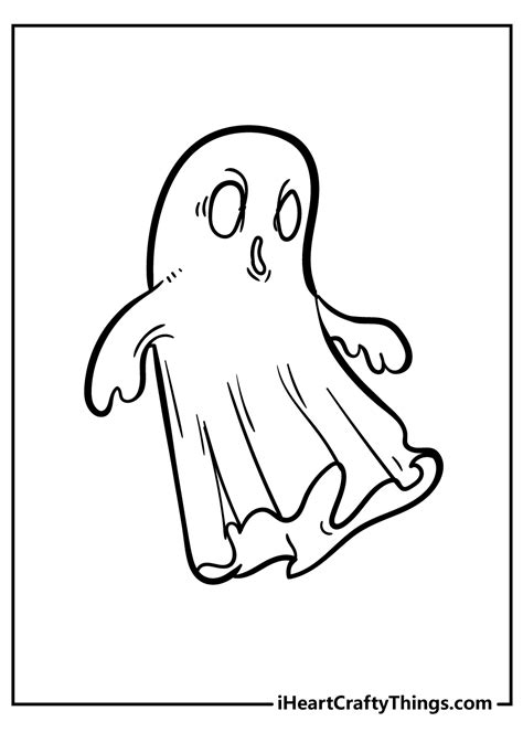 23 Happy Ghost Coloring Page Salinadudek