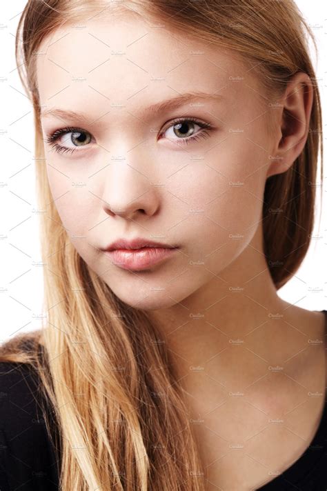 Beautiful Young Girl Stock Photo Containing Alone And Attractive High