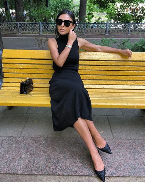 Tamuna Tsiklauri On Instagram 💛 All Black Dress Outfit All Black