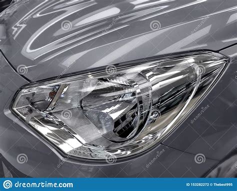 Car Headlight With Shallow Depth Of Field Stock Photo Image Of Design