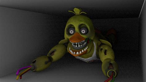 Withered Chica In The Vent By Rostislavgames On Deviantart