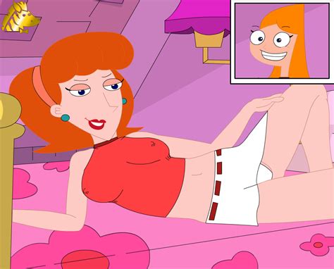 Rule 34 Candace Flynn Clothing Erect Nipples Female Female Only Human