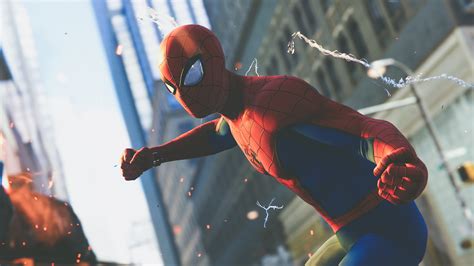 Spiderman Ps4 Advanced Suit 4k Hd Superheroes 4k Wall