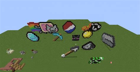 Random Pixel Art Minecraft Project