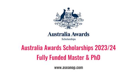 Australia Awards Scholarships 202324 Asean Scholarships