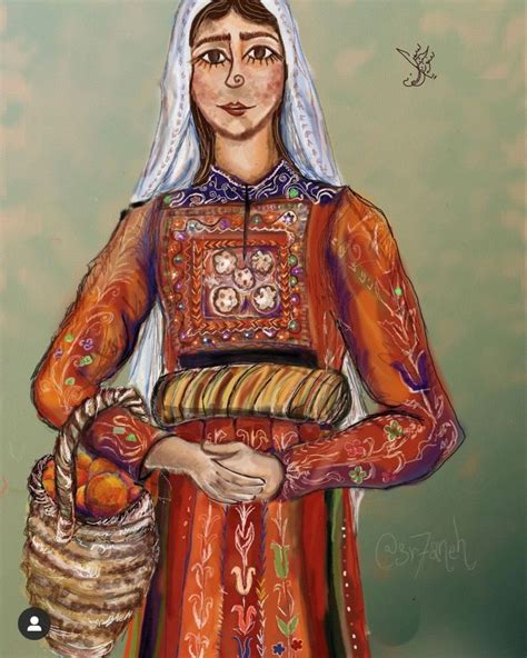 Palestinian Woman Art Female Art Palestine Art Art