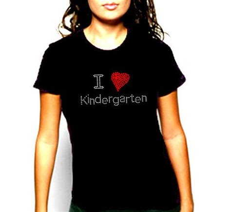 I Love Kindergarten T Shirt Kindergarten Shirts T Shirts For Women