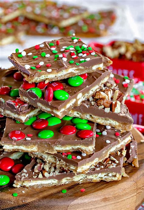 The Best Christmas Crack Recipe Saltine Cracker Toffee Mom On Timeout
