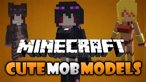 Minecraft Pixel Girls Cute Mob Models 132 Youtube
