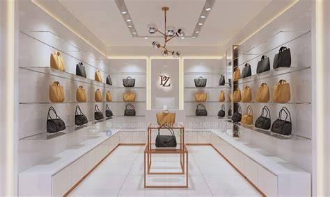 Custom Bag Shop Design Retail Handbags Store Interior Design