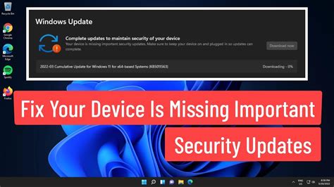 Fix Your Device Is Missing Important Security Updates Make Sure To