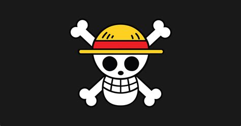 One Piece Flag Logo Onepiece Flag Cutest Logo Straw Hat