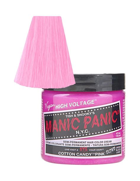 Manic Panic Hair Dye Cotton Candy Pink Classic Cream Formula