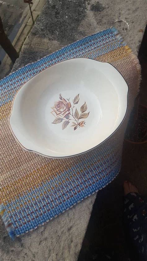 Graduates will be recognized at. Vintage Flower Serving Bowl, Salem China Company Brown ...