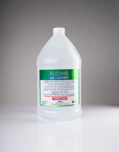 Isopropyl Alcohol 100 1gal Abs Beauty Supply